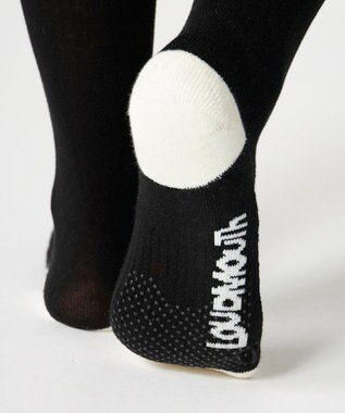 FILA GOLF／marie claire 【LOUDMOUTH】バイカラーハイソックス Black