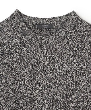 JOSEPH HOMME 【新素材】ペーパーウールミックス　クルーネックニット ライトグレー系