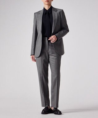 Paul Smith カシミアブレンド フランネル テーパードパンツ グレー