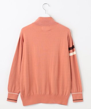 23区GOLF 【23Fondation/WOMEN】レーヨンストレッチ カラーニット ライトオレンジ系