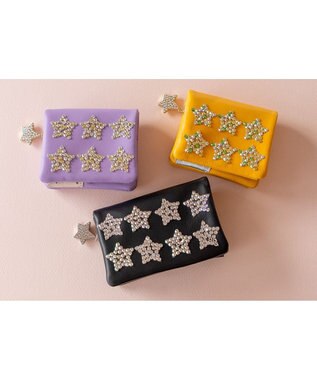 tsumori chisato CARRY きら星スター ミニ財布財布 2つ折り財布 ラベンダー