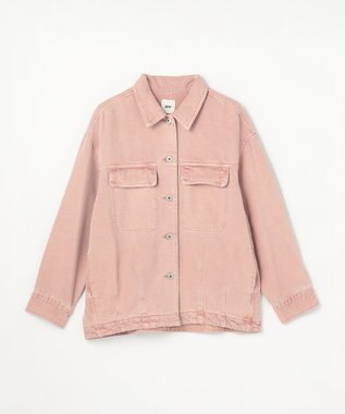 ANY L ミディデニムジャケット ピンク