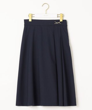 ANY SIS 【接触冷感機能付き】チェーンビットポイント スカート ネイビー
