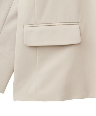 earth music&ecology シングルテーラードジャケット ベージュ