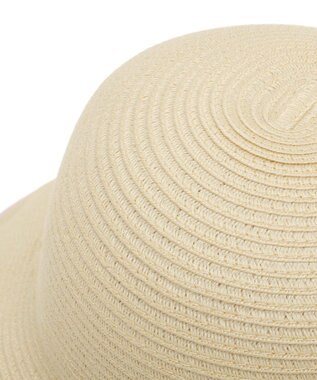 Maison de FLEUR 【手洗い可能】リボンスリットパイピングハット Pink