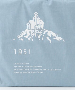 SHARE PARK LADIES 【撥水加工】イージーデニム２WAYロゴバッグ サックスブルー系