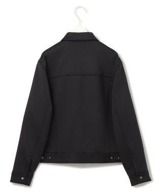 ICB 【洗える】 コンパクトダンボールニット ジャケット ブラック系