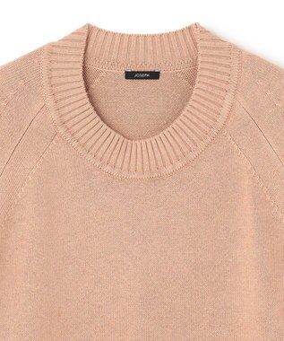 JOSEPH シルクカシミヤ　ラウンドネックニット Warm Taupe