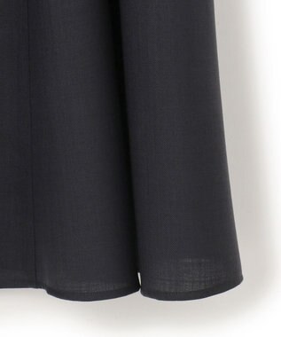 23区 L 【洗える】TWビエラ シャツワンピース ネイビー系