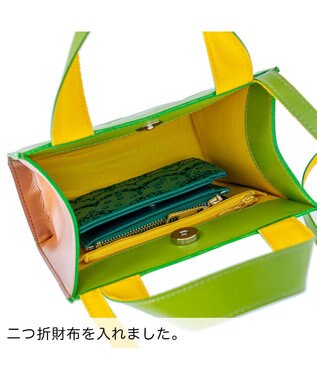 キラネコエコレザー ハンドバッグ 2way ショルダーバッグ / tsumori