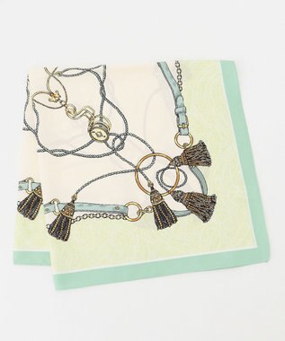 ANY マルチスクエアスカーフ グリーン