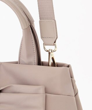 TOCCA TIED RIBBON NYLONBAG バッグ ベージュ系