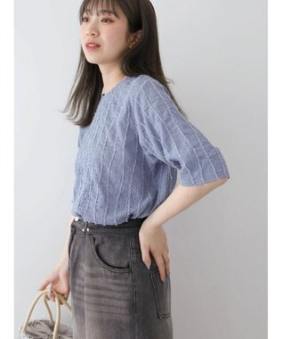 Green Parks ・ＥＬＥＮＣＡＲＥ　ＤＵＥ　ジャカードＴＥＥ Blue