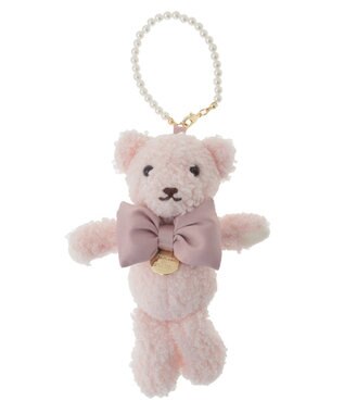 Maison de FLEUR 【限定カラーあり】リボンベアチャーム Pink