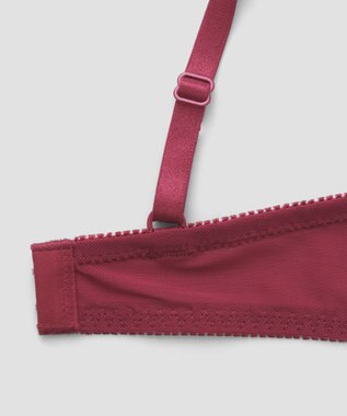 San-ai Resort（三愛水着楽園） 【WEB限定】【プチプラブラセット】純欲カラーヌーディーレーシーストリングブラ＆ショーツセット 【northerly】 ボルドー