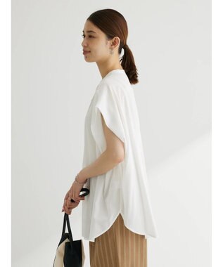 Green Parks ・ＥＬＥＮＣＡＲＥ　ＤＵＥバンドカラーノースリチュニック Off White