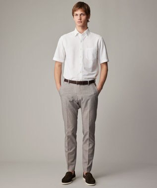 JOSEPH ABBOUD 【ストレッチ/イージーケア】コンパクトジャージーサッカーシャツ ホワイト系1