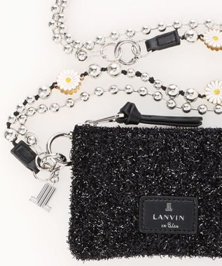 LANVIN en Bleu ジュエル スマホストラップ ブラック