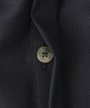 23区 L 【洗える】TWビエラ シャツワンピース ネイビー系