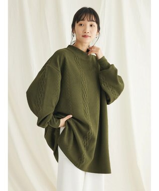 CRAFT STANDARD BOUTIQUE JQカットチュニック1 Khaki