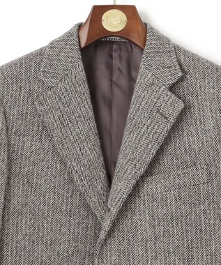 J.PRESS MEN 【KING SIZE】【定番】LOVAT LAVEROCK TWEED ヘリンボンツイードジャケット グレー系1