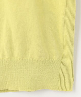 J.PRESS LADIES 【洗える】BASIC HT-COTTON クルーネック ニット ピスタチオ系