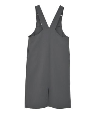 AMERICAN HOLIC イージーケアWクロスIラインワンピース Charcoal Gray