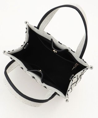 TOCCA CHECKER CLOVER EMBROIDERY MINI ミニバッグ ブラック系