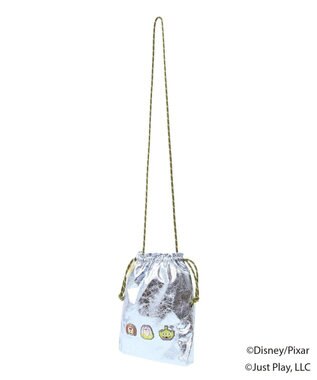 Green Parks トイストーリー／メタリック巾着ポシェット Light Blue