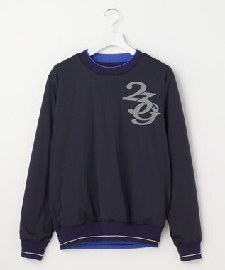 23区GOLF  【MEN】リバーシブルニット 防風裏地 2WAY ライトグレー系1