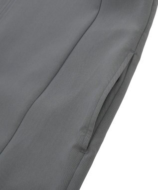 AMERICAN HOLIC イージーケアWクロスIラインワンピース Charcoal Gray