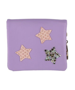 tsumori chisato CARRY きら星スター ミニ財布財布 2つ折り財布 ラベンダー