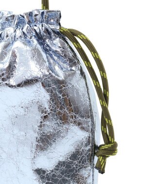 Green Parks トイストーリー／メタリック巾着ポシェット Light Blue