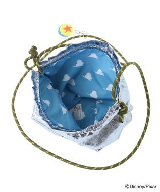 Green Parks トイストーリー／メタリック巾着ポシェット Light Blue