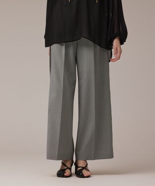 GRACE CONTINENTAL サイドラインパンツ グレー