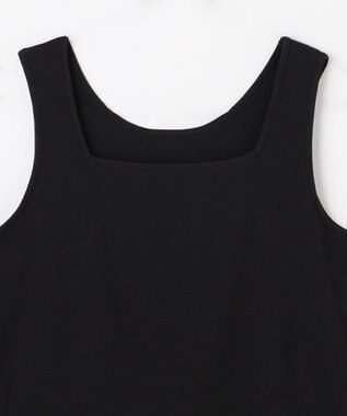 ANY L テレコタンクトップ ブラック
