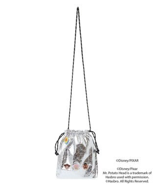 Green Parks トイストーリー／メタリック巾着ポシェット Silver