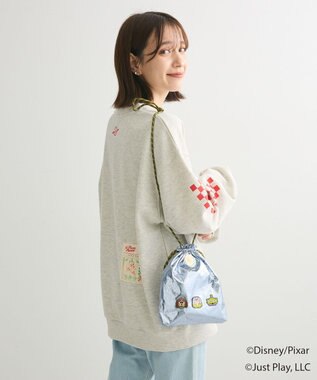Green Parks トイストーリー／メタリック巾着ポシェット Light Blue