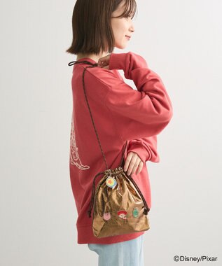 Green Parks トイストーリー／メタリック巾着ポシェット Gold