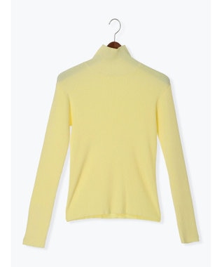 Te chichi 【Atelier Bonheur】ビジュー釦リブタートルプルオーバー《2025winter catalog item》 イエロー