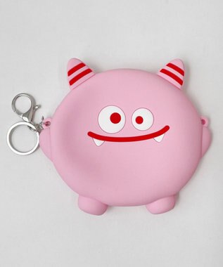 WEGO ツノツノモンスターポーチ ライトピンク