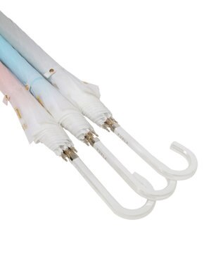 MOONBAT 【雑誌掲載SWEET6月号】FURLA 長傘 グラデーション シリコンコーティング ビリジアン