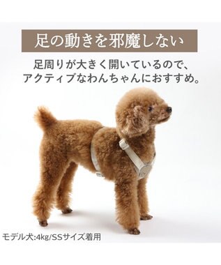 PET PARADISE ペットパラダイス くまちゃん アクティブハーネス ＳＳ 小型犬 ベージュ