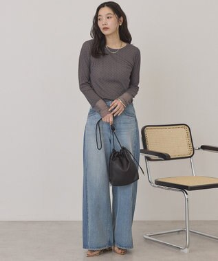 AMERICAN HOLIC シアードットプルオーバー Charcoal Gray