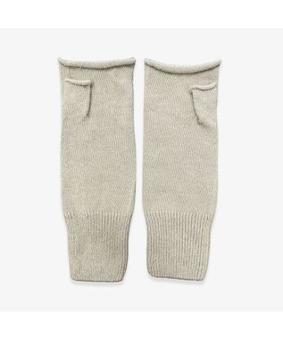 林八百吉商店 un chapeau  アンゴラアームカバー ベージュ