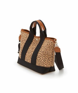 TOPKAPI 【Breath TOPKAPI】SCOTCH GRAIN スコッチグレイン 2wayトート バッグ M レオパード ベージュ