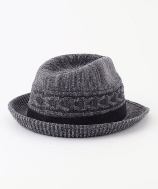 JOSEPH ABBOUD ウールサーモハット グレー系