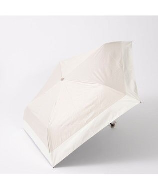 UNBILLION カシュネ cachenez / 【晴雨兼用】【日傘】 【UV カット率99.999.9％以上】PU軽量無地バイカラーミニ折りたたみ傘 ベージュ