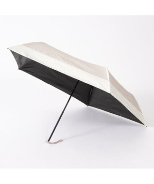 UNBILLION カシュネ cachenez / 【晴雨兼用】【日傘】 【UV カット率99.999.9％以上】PU軽量無地バイカラーミニ折りたたみ傘 ベージュ