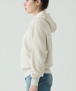 caqu ふわとろフーディー ivory